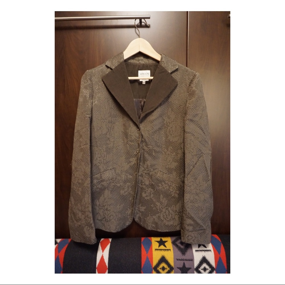 Armani Collezioni Women’s Blazer - Charcoal Gray